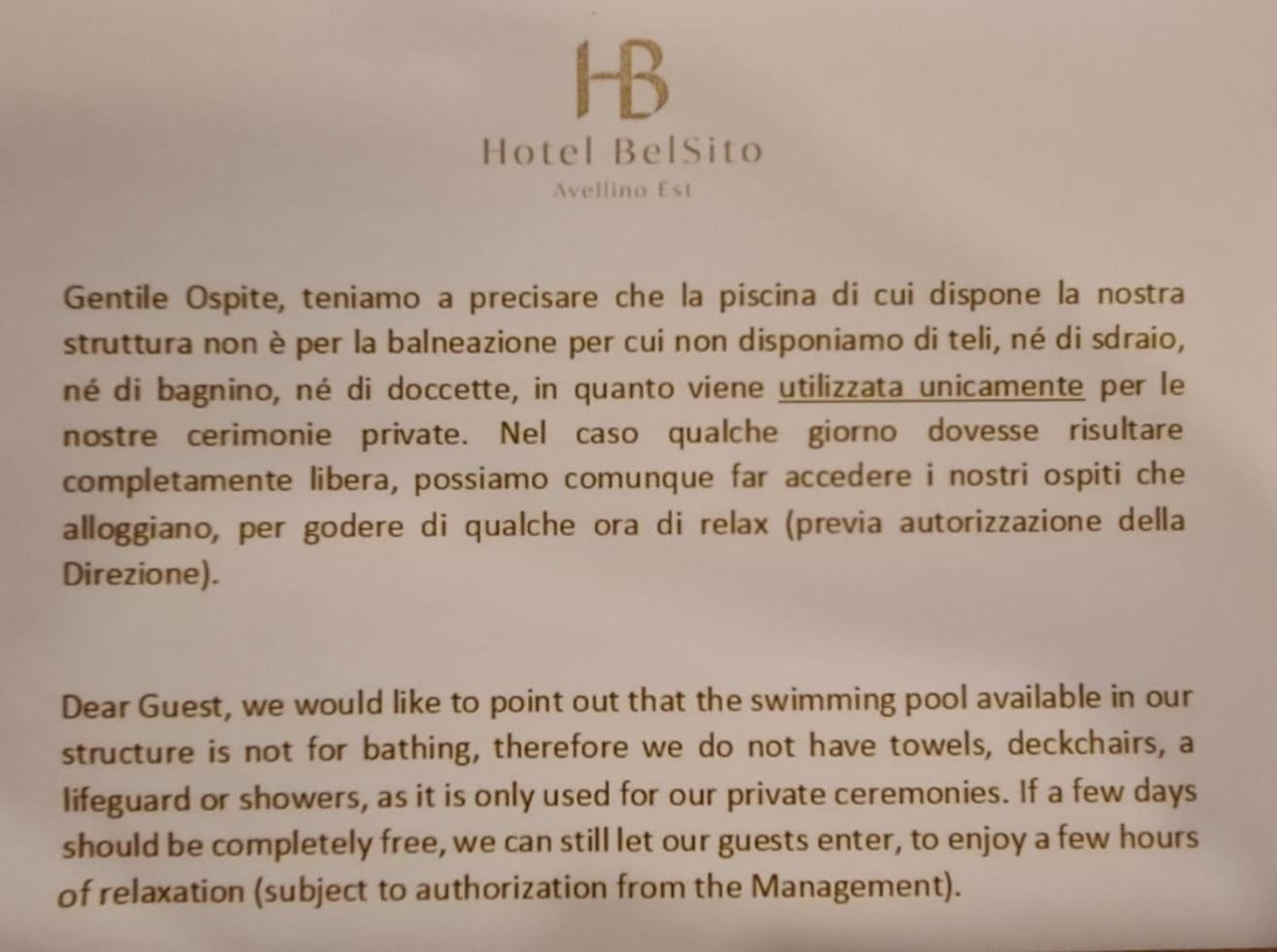 Bel Sito Hotel Due Torri Manocalzati Ngoại thất bức ảnh
